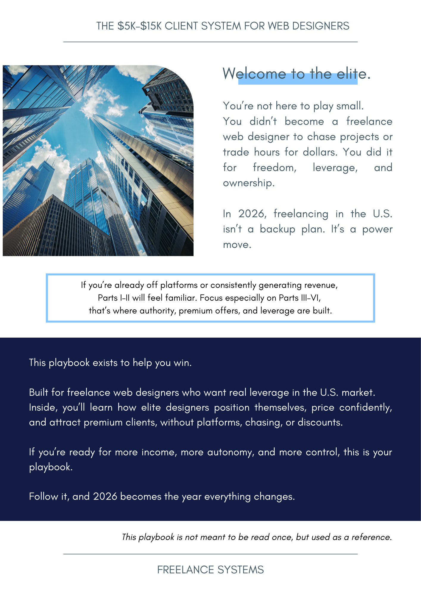 BESTSELLER - The $5k–$15k Client System for Web Designers